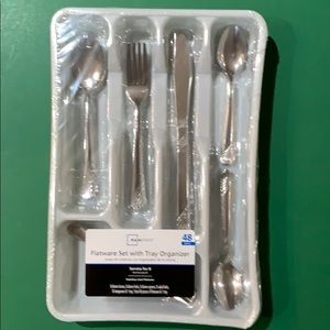 Stainless Steel Flatware 48 Pieces With Organizer